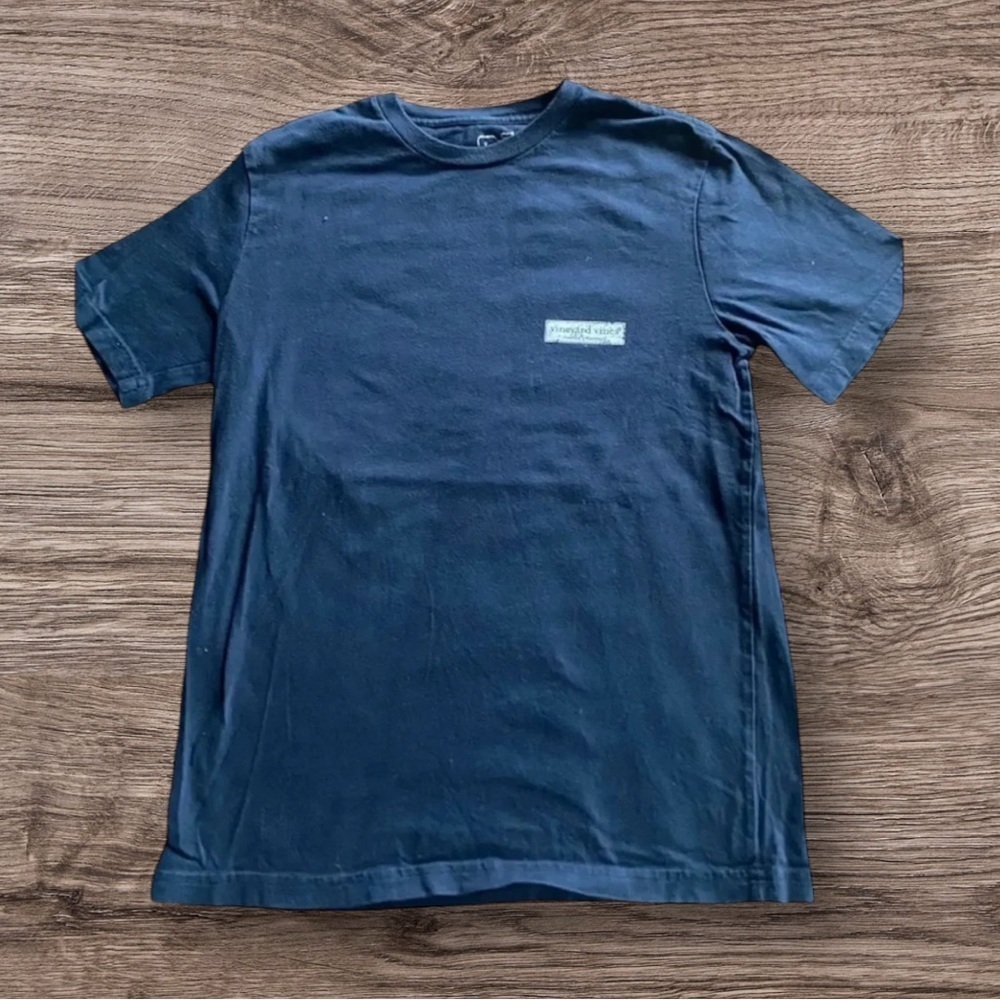 VINEYARD VINES BOYS BLUE TOP SHIRT TEE TSHIRT TOPS NAVY SUMMER CASUAL FALL SZ M